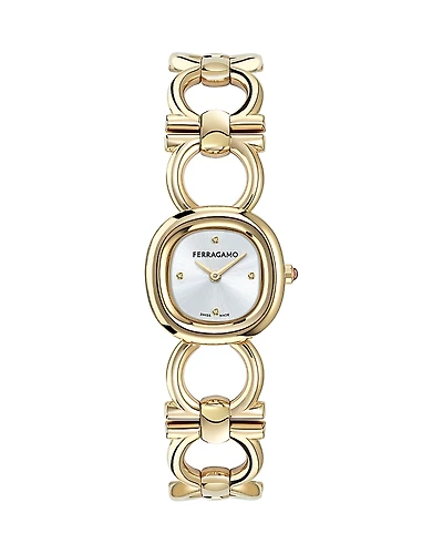 Ferragamo Double Gancini Watch, 25mm