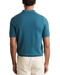 Maxwell Half Zip Merino Wool Polo Shirt
