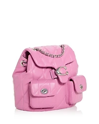 Tabby Quilted Leather Convertible Backpack