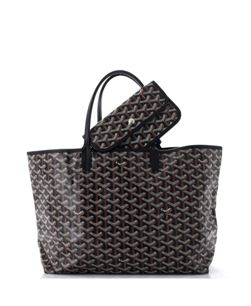 PM Saint Louis Tote Claire Voie Coated Canvas