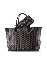 PM Saint Louis Tote Claire Voie Coated Canvas