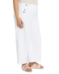 Mallory Sailor High Waisted Jeans White