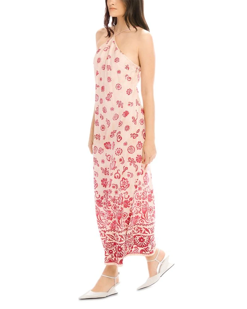 Jaylen Border Print Dress