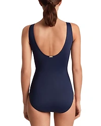 Beach Club Ruffled One Piece Swimsuit