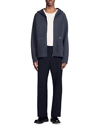 Hooded Zip Cardigan