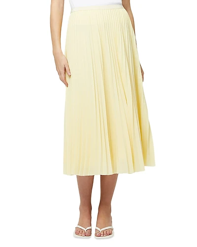 French Connection Sunburst Pleated Crepe Skirt