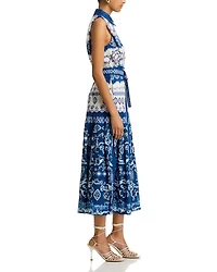 Nya Linen Midi Dress
