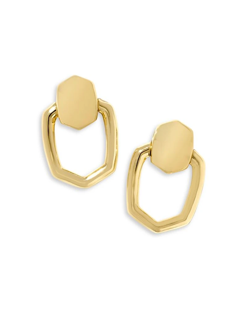 Kaia Open Frame Drop Earrings
