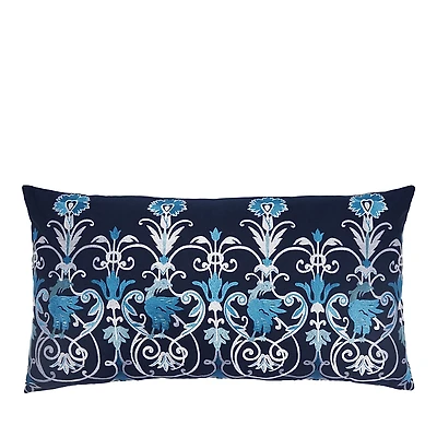 John Robshaw Laksh Indigo Bolster Decorative Pillow with Insert