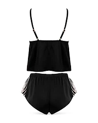 Katerine Luxury Satin Cami and Short Set