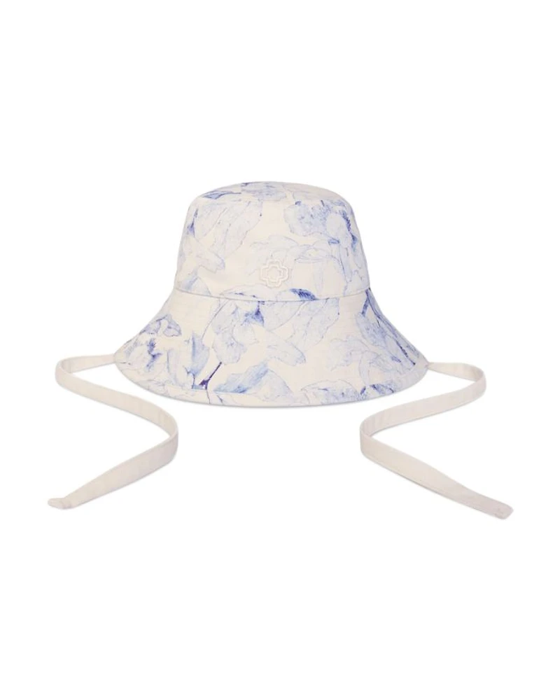 Watercolor Themed Long Bucket Hat