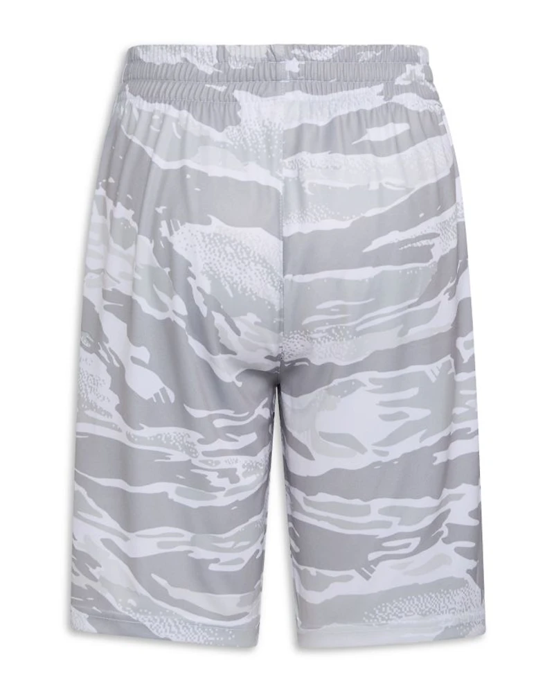 Tiger Camo Printed Shorts - Big Kid
