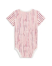 Boys' Striped Cotton Jersey Bodysuit - Baby