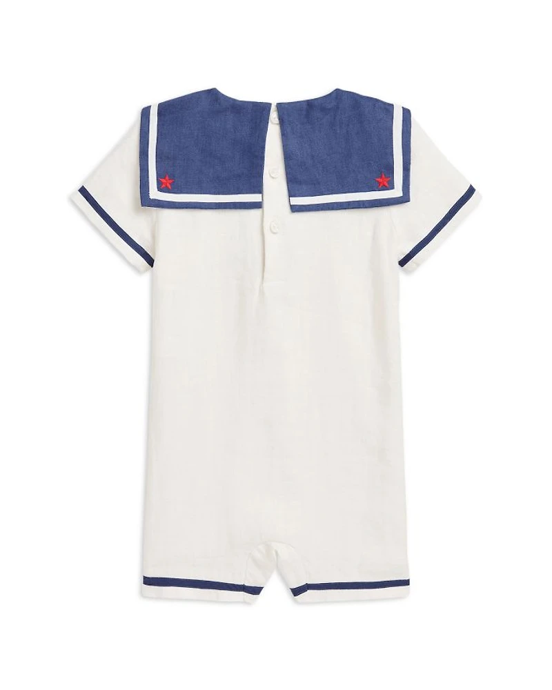 Boys' Linen Sailor Shortall - Baby