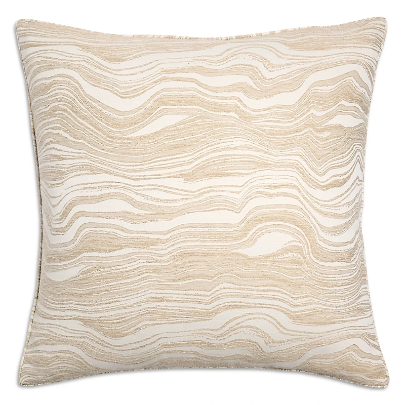 Hudson Park Collection Marbled Sand Sham Set, Euro - Exclusive