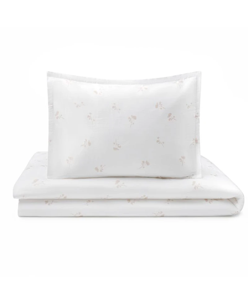 Flora Linen 4 Piece Duvet Cover Set, Full