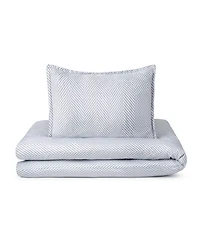 Leze Blue Linen Set 4 Piece Set