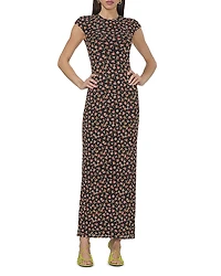 Afrm Cody Cap Sleeve Maxi Dress