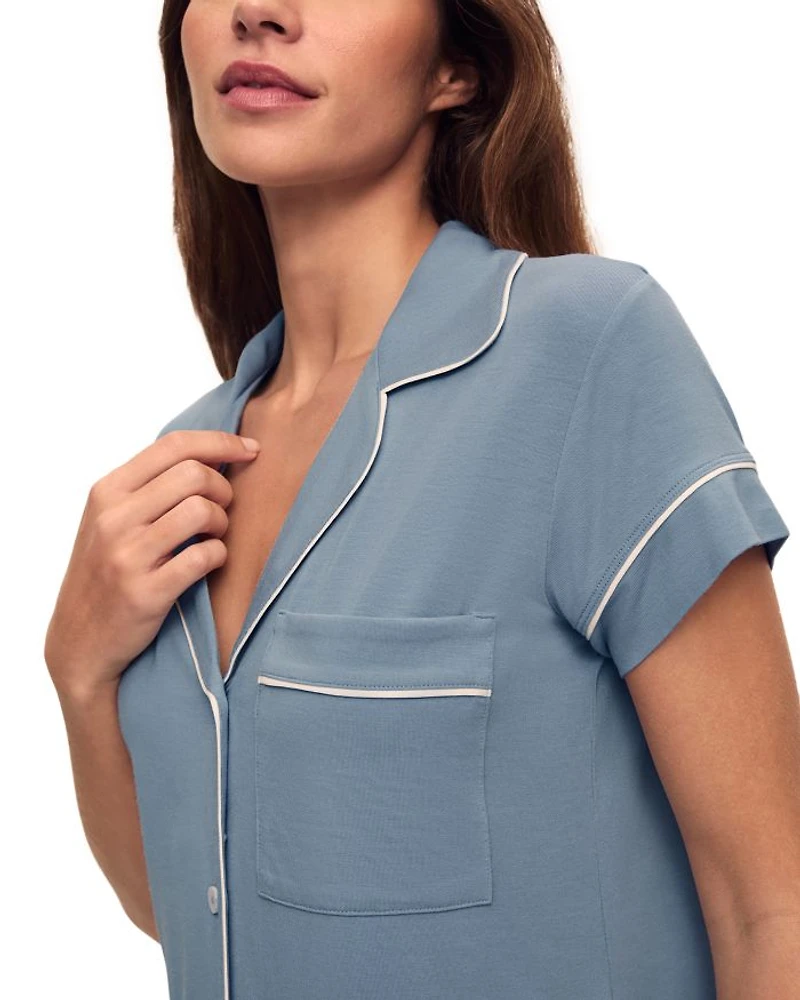 Gisele Short Sleeve Crop Pajama Set