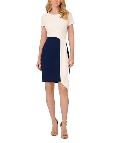 Adrianna Papell Color Block Sheath Dress