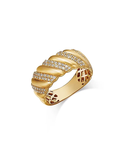 Bloomingdale's Fine Collection Diamond Pave Band Ring