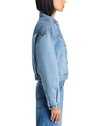 Shrunken 90s Trucker Western Denim Jacket