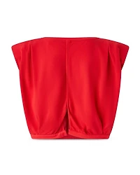 Maracaibo Maglia Extended Shoulder Crop Top