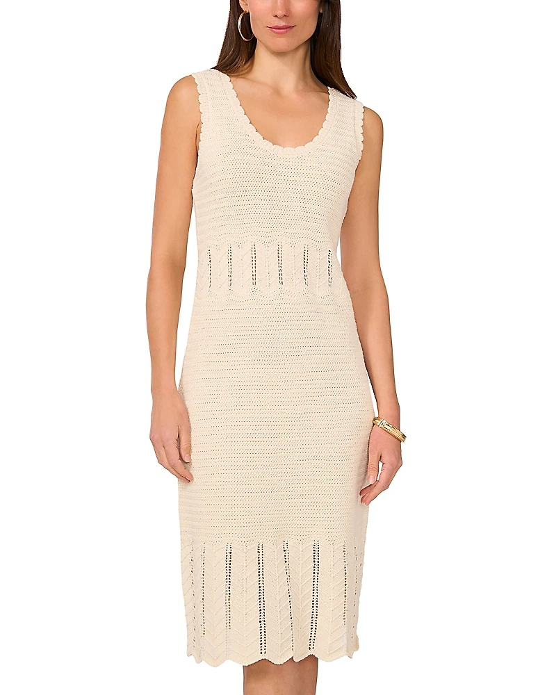 Vince Camuto Pointelle Tank Dress