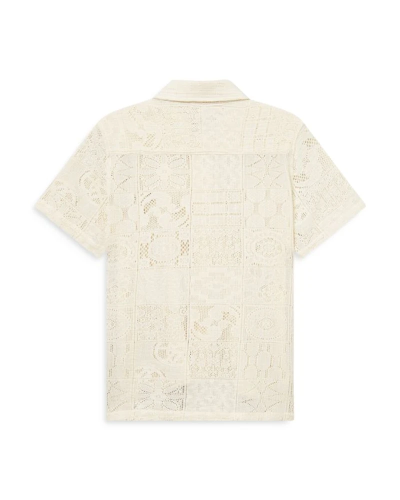 Hector Short Sleeve Lace Shirt