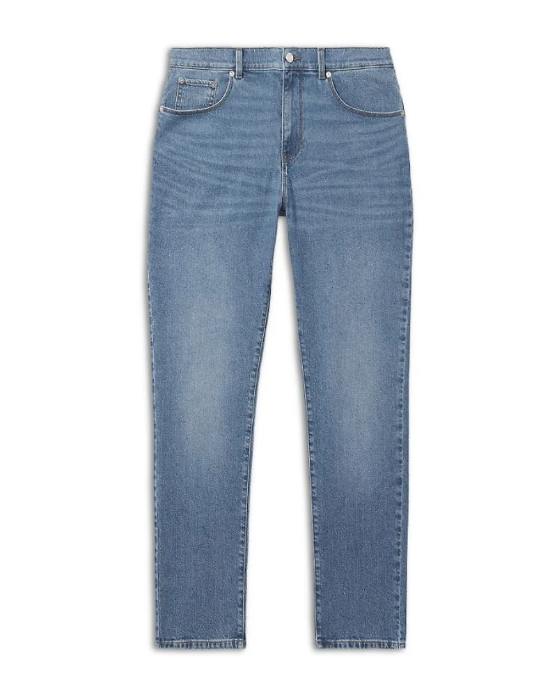 Bishopgate Straight Fit Jeans Mid Blue Wash