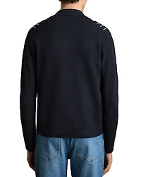 Ambient Regular Fit Striped Through Knit Jacket
