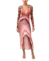 PatBO Papillon Tulle Long Dress