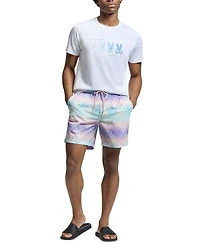 Forster Bunny Printed 5.75" Swim Trunks