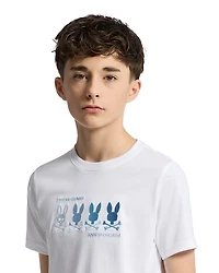 Unisex Kids Oceania Embroidered Graphic Tee - Little Kid, Big Kid