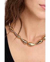 Molten Statement Necklace, 18"-21"