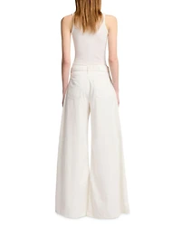 Willow High Rise Wide Leg Jeans Linen Ostuni