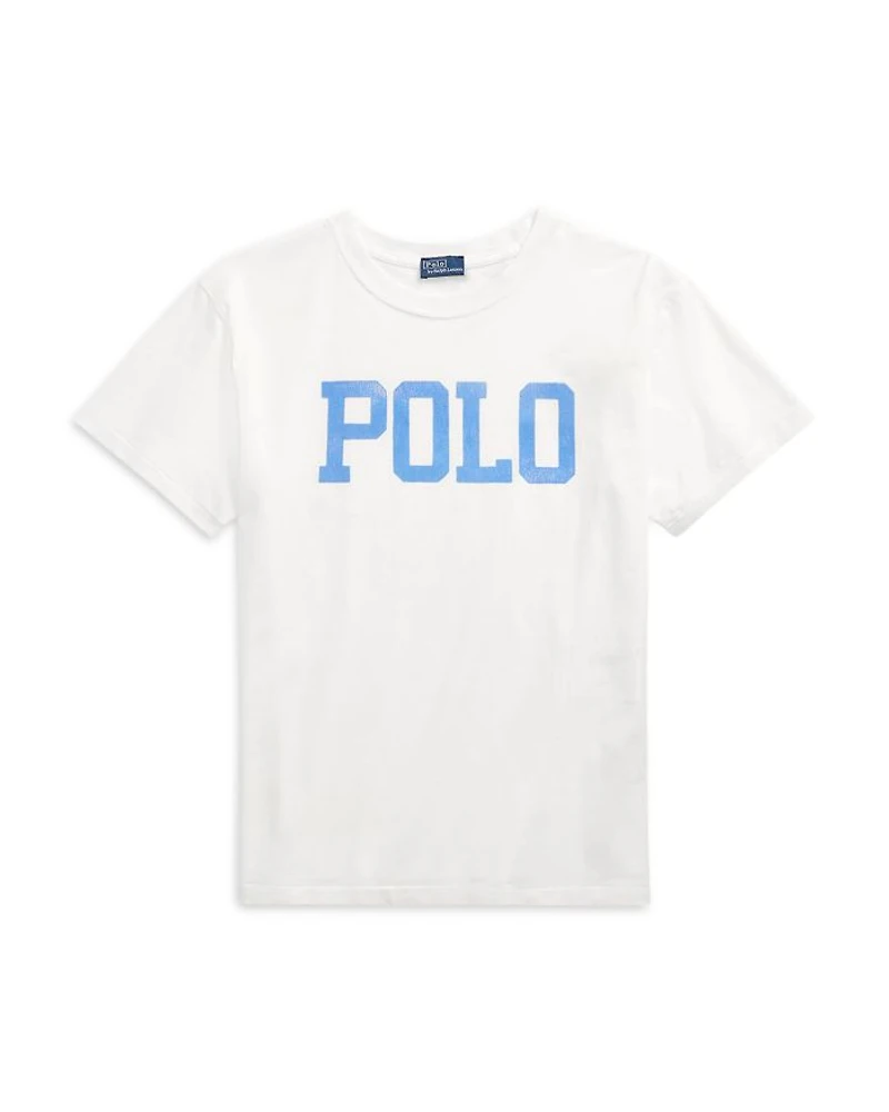 Logo Cotton Jersey Crewneck Tee