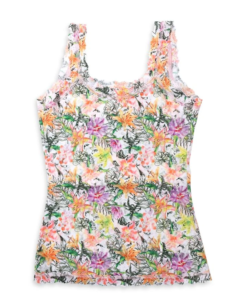 Printed Signature Lace Classic Cami