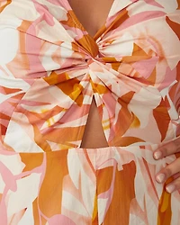 Aura Cascade Midi Dress