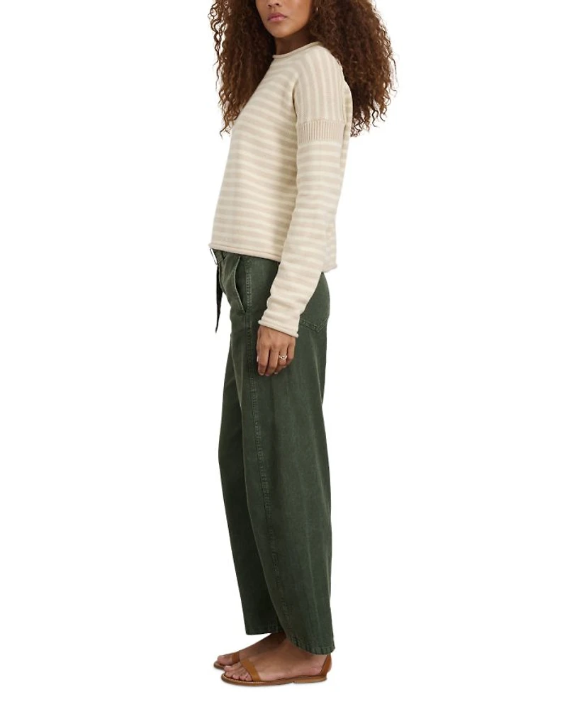 Mariner Striped Roll Neck Sweater