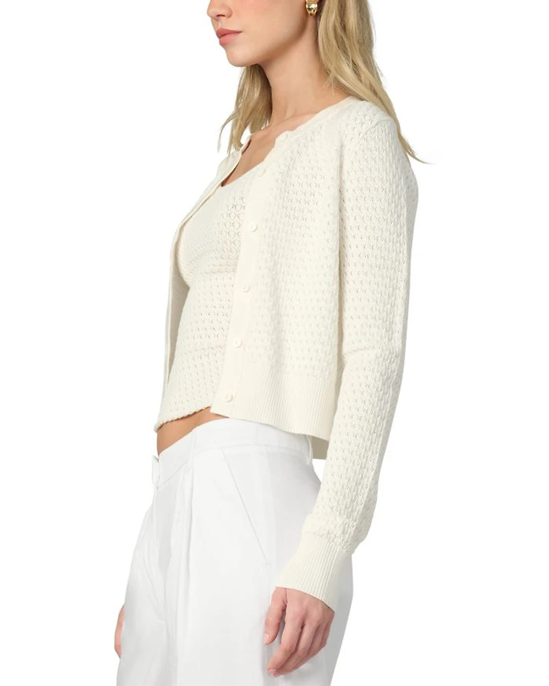 The Pointelle Dani Cardigan