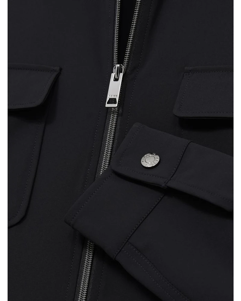 Technical Zip Front Overshirt