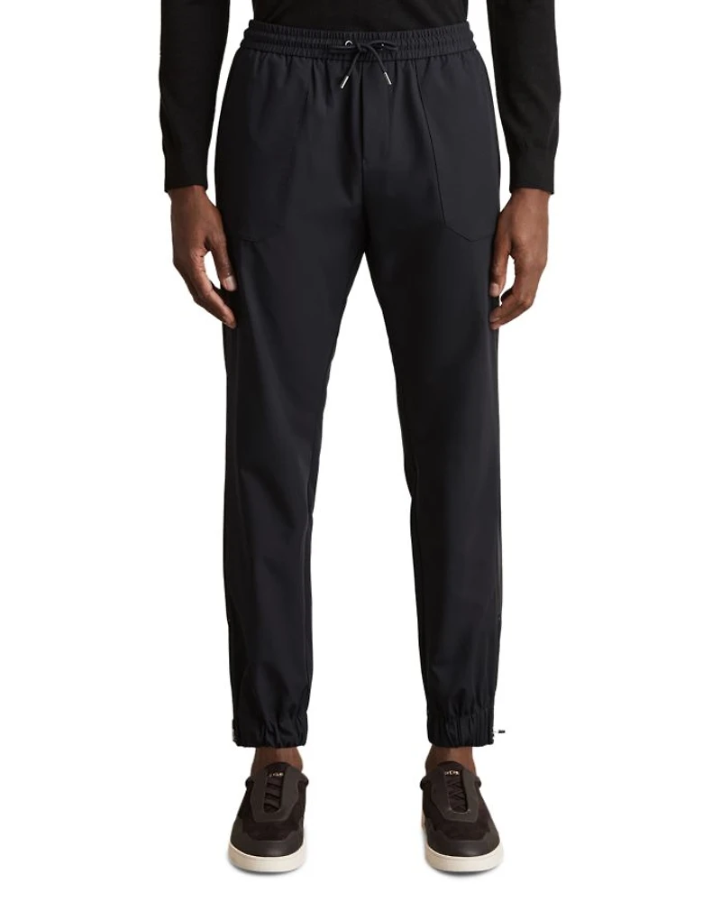 Relaxed Drawstring Technical Cuffed Trousers