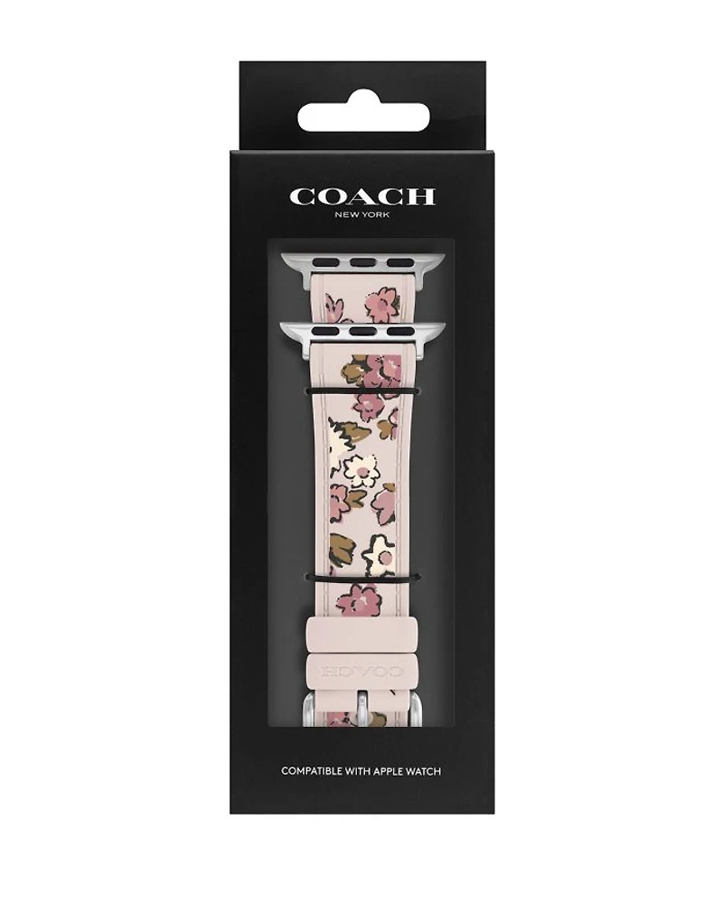 Apple Watch® Floral Print Silicone Strap