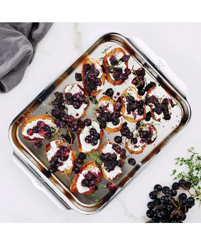 OvenBond® 12" x 15" Tri-ply Clad Stainless Steel Medium Sheet Pan