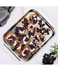 OvenBond® 12" x 15" Tri-ply Clad Stainless Steel Medium Sheet Pan