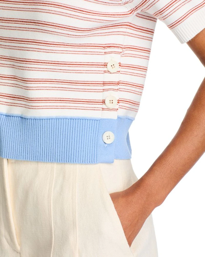 Case Short Sleeve Sweater