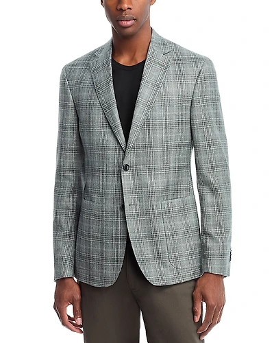 The Men's Store at Bloomingdale's Plaid Regular Fit Unstructured Sport Coat - Exclusive