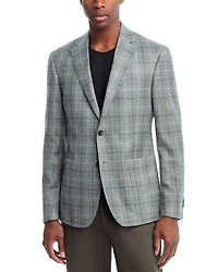 The Men's Store at Bloomingdale's Plaid Regular Fit Unstructured Sport Coat - Exclusive