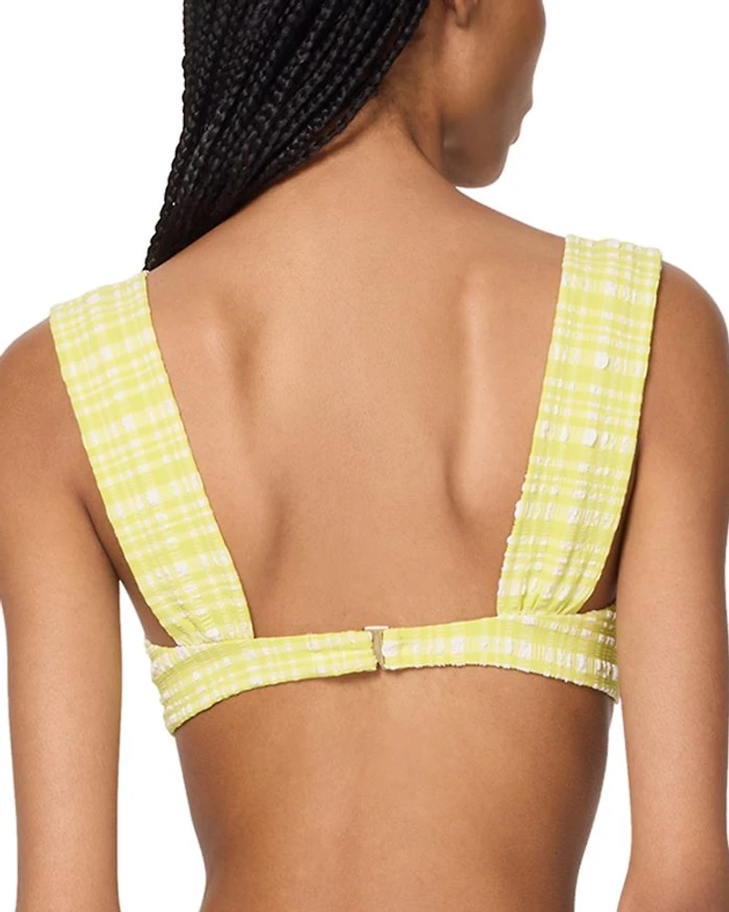 Check Underwire Bra Top
